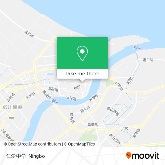 仁爱中学 map