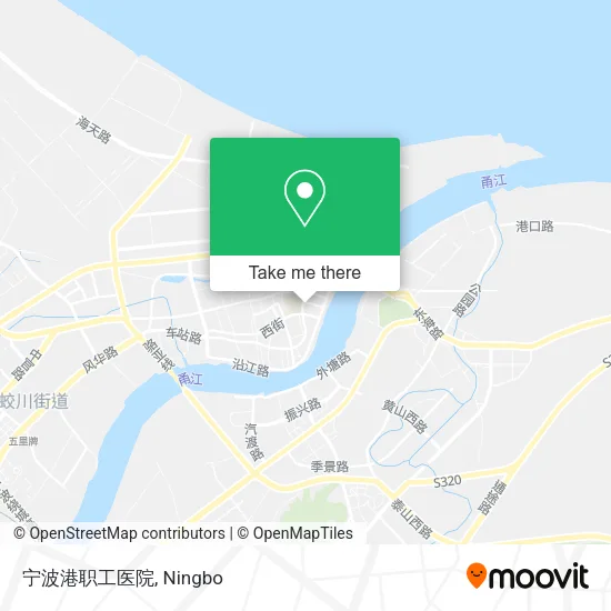 宁波港职工医院 map