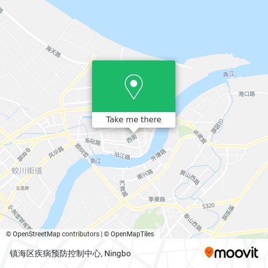 镇海区疾病预防控制中心 map