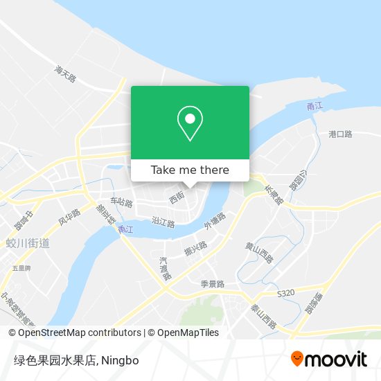 绿色果园水果店 map