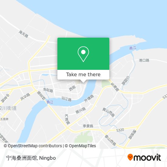 宁海桑洲面馆 map