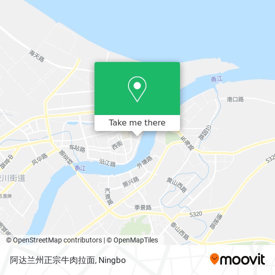 阿达兰州正宗牛肉拉面 map