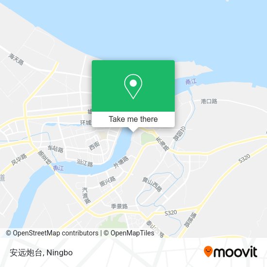 安远炮台 map