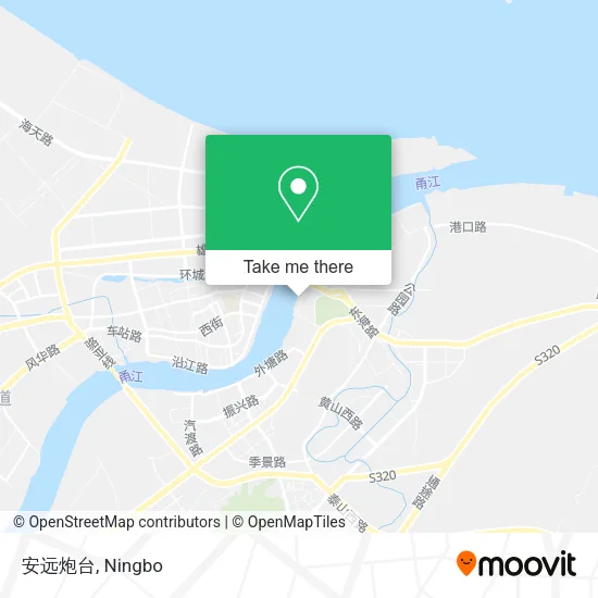 安远炮台 map