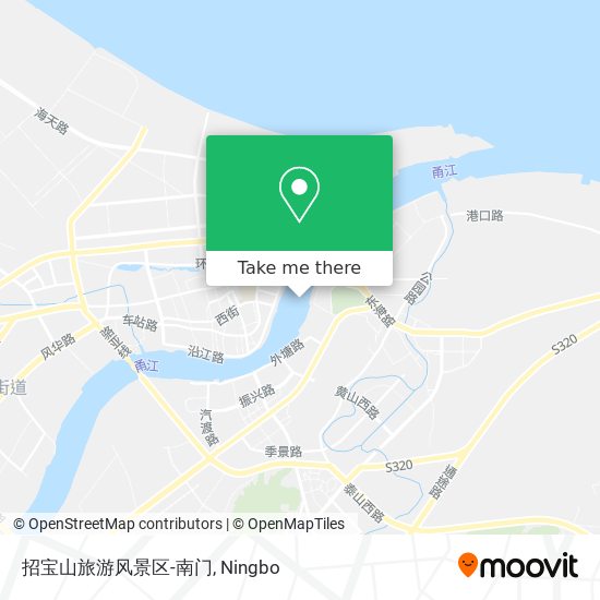 招宝山旅游风景区-南门 map