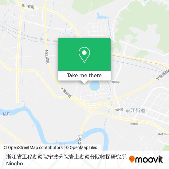 浙江省工程勘察院宁波分院岩土勘察分院物探研究所 map