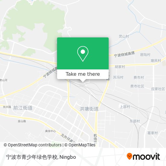 宁波市青少年绿色学校 map