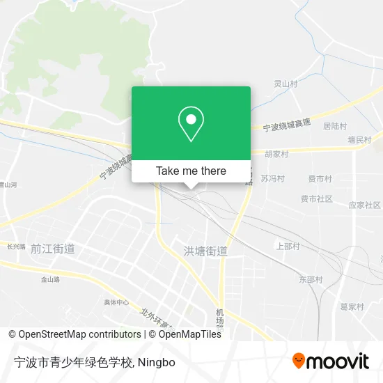 宁波市青少年绿色学校 map