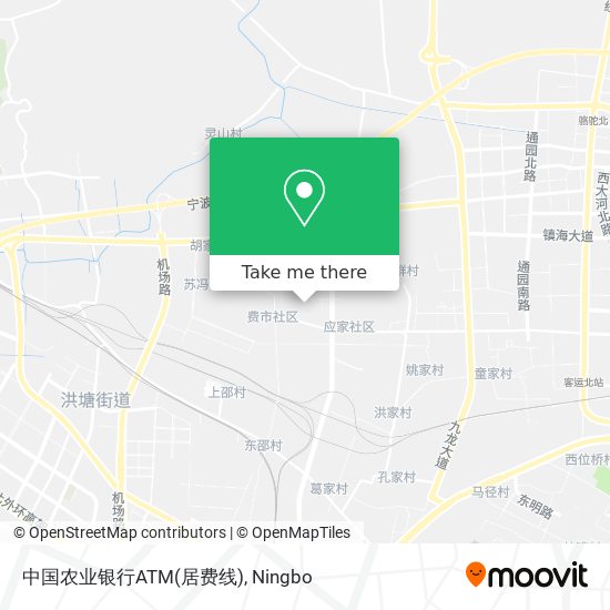 中国农业银行ATM(居费线) map