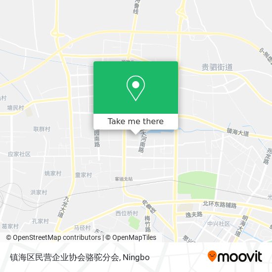 镇海区民营企业协会骆驼分会 map