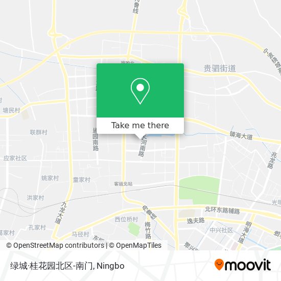 绿城·桂花园北区-南门 map