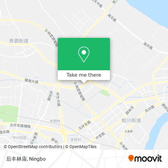 后丰林庙 map