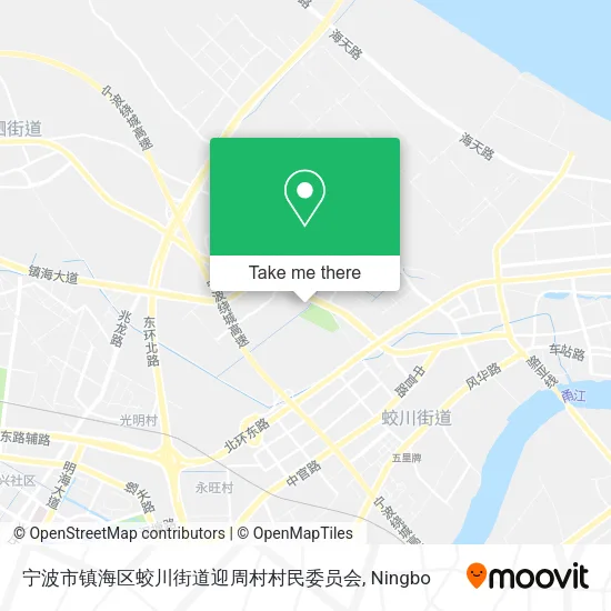 宁波市镇海区蛟川街道迎周村村民委员会 map