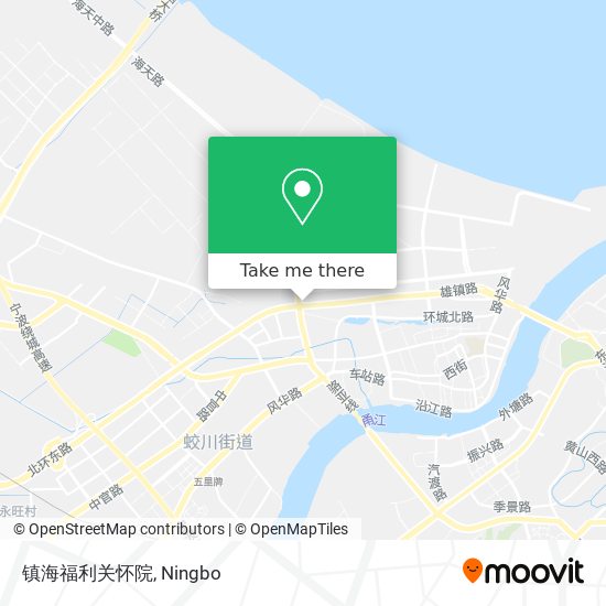 镇海福利关怀院 map