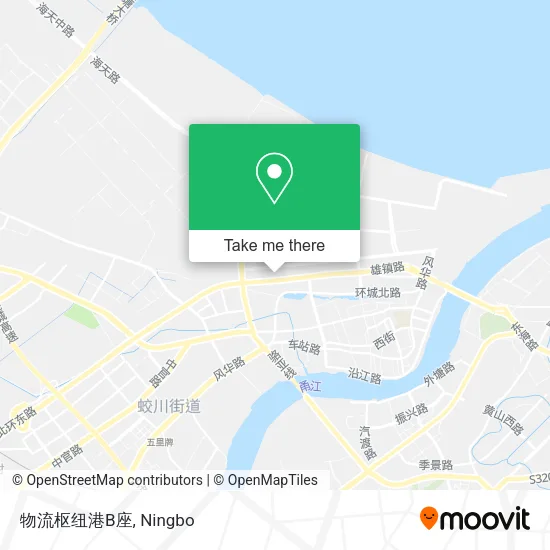 物流枢纽港B座 map