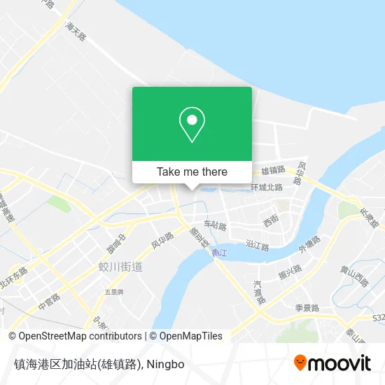 镇海港区加油站(雄镇路) map