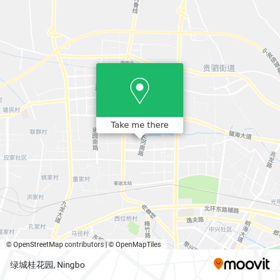 绿城桂花园 map