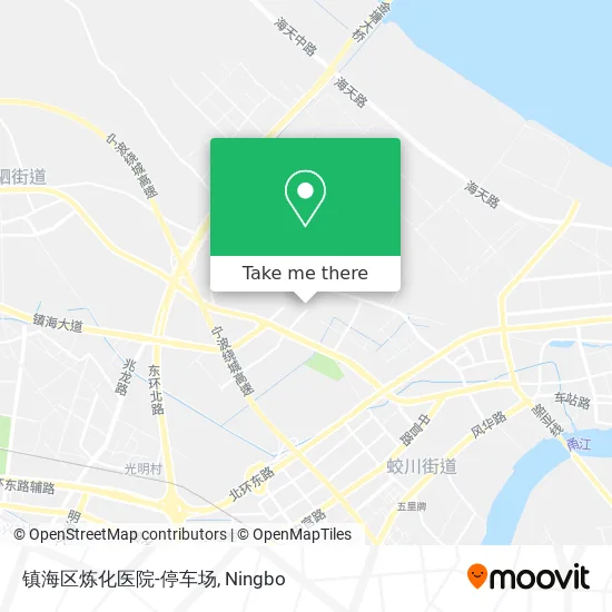 镇海区炼化医院-停车场 map