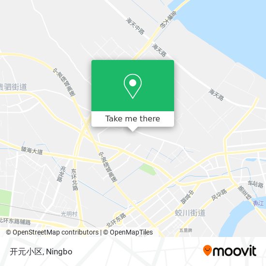 开元小区 map