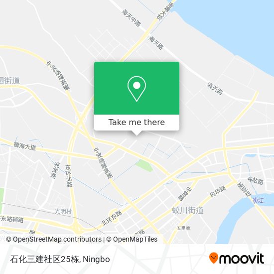 石化三建社区25栋 map