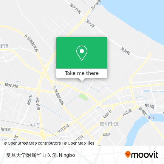 复旦大学附属华山医院 map