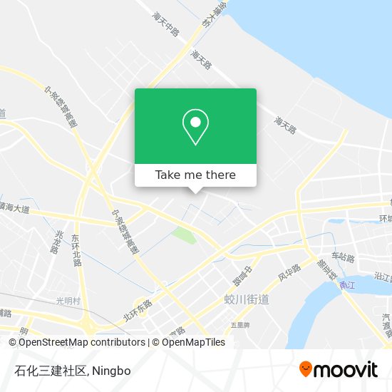 石化三建社区 map