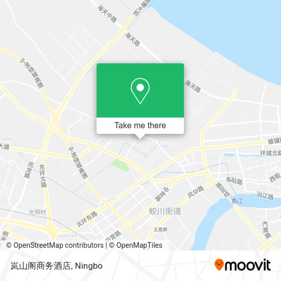 岚山阁商务酒店 map