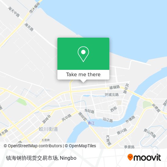 镇海钢协现货交易市场 map