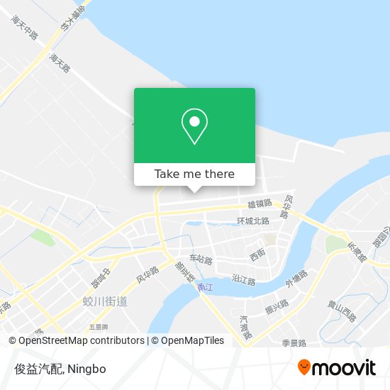 俊益汽配 map