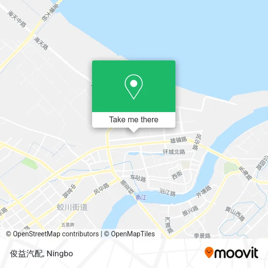 俊益汽配 map