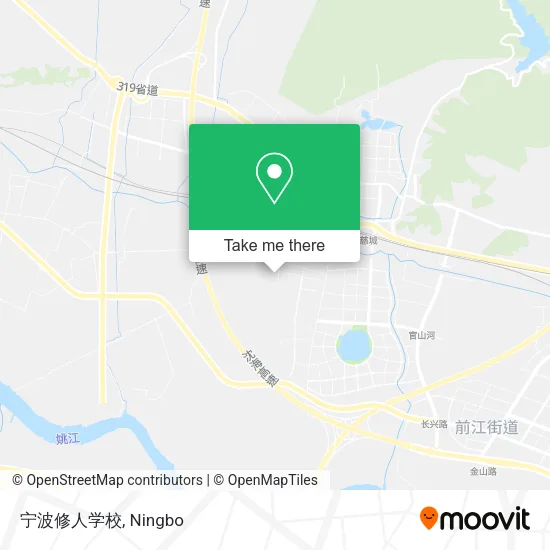 宁波修人学校 map