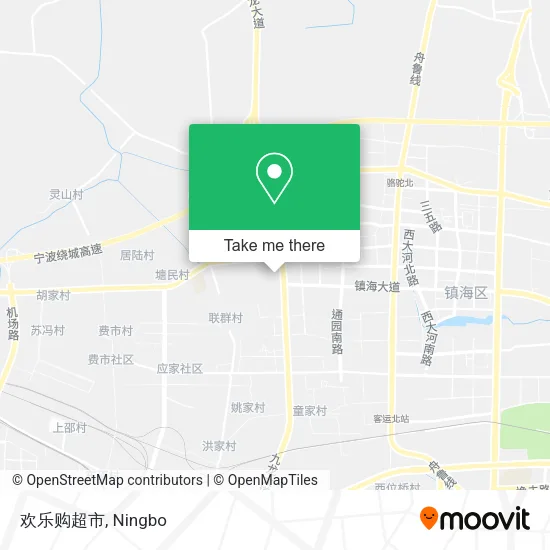 欢乐购超市 map
