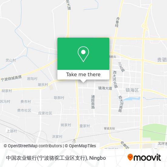 中国农业银行(宁波骆驼工业区支行) map