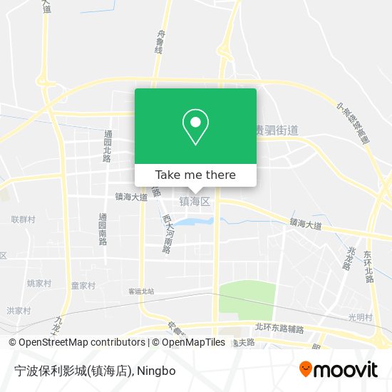 宁波保利影城(镇海店) map