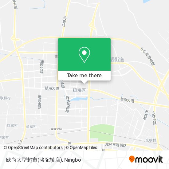 欧尚大型超市(骆驼镇店) map