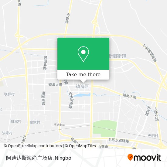 阿迪达斯海尚广场店 map