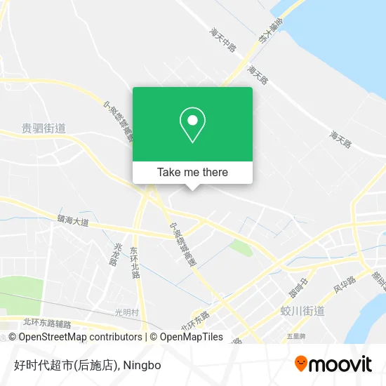 好时代超市(后施店) map