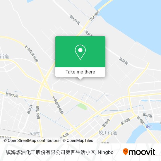 镇海炼油化工股份有限公司第四生活小区 map