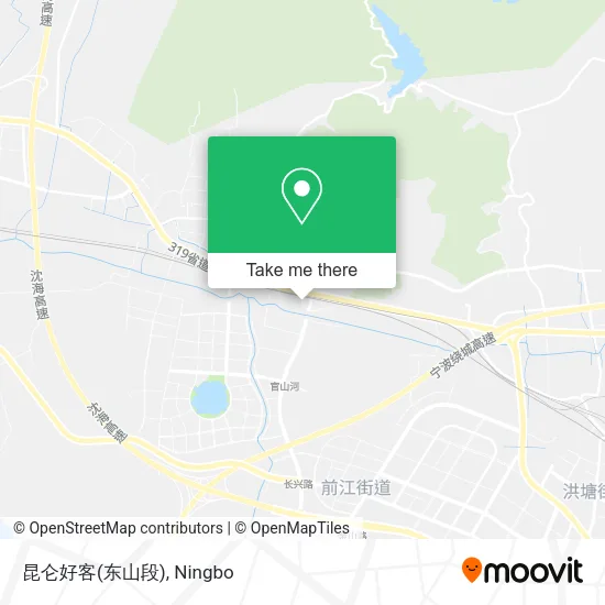 昆仑好客(东山段) map