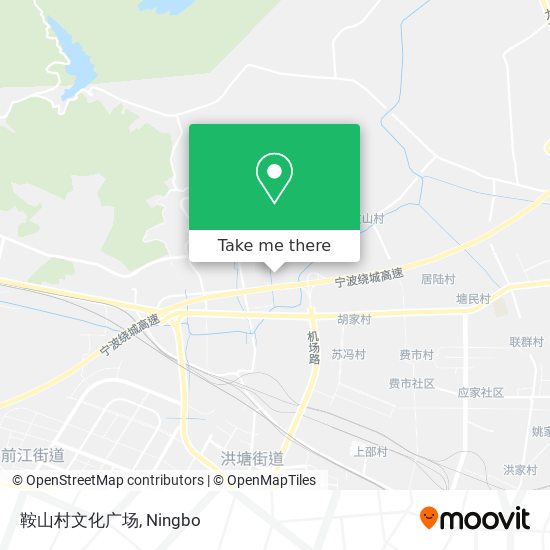 鞍山村文化广场 map