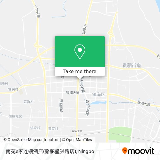 南苑e家连锁酒店(骆驼盛兴路店) map