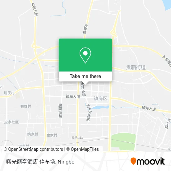 曙光丽亭酒店-停车场 map