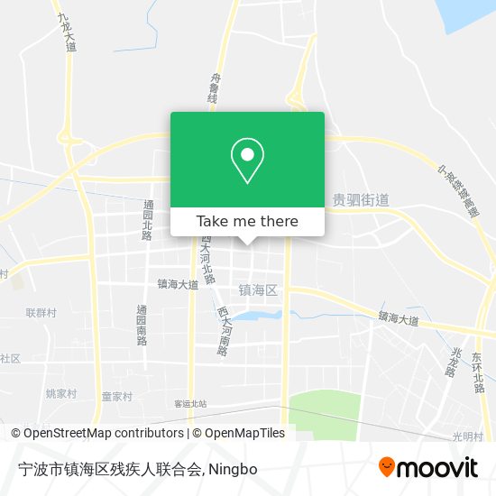 宁波市镇海区残疾人联合会 map