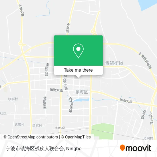 宁波市镇海区残疾人联合会 map