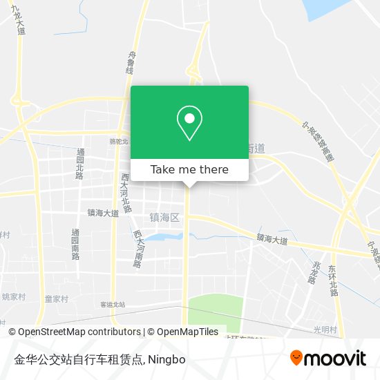 金华公交站自行车租赁点 map