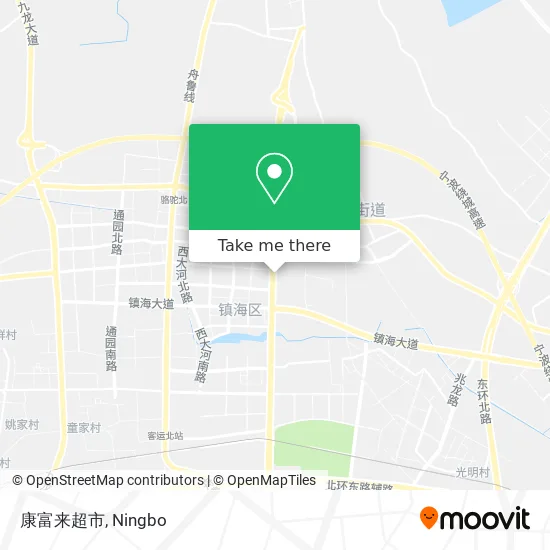 康富来超市 map