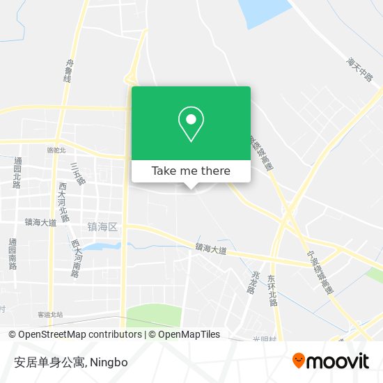 安居单身公寓 map