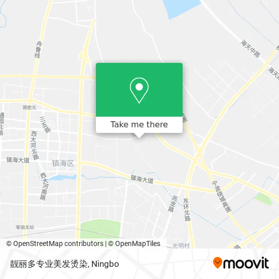靓丽多专业美发烫染 map