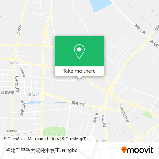 福建千里香大馄饨水饺王 map