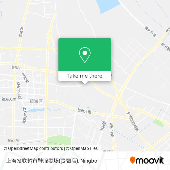 上海发联超市鞋服卖场(贵驷店) map